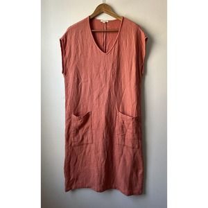 Suunday Weekend Midi Dress Terra Cotta Medium Double Gauze Cotton